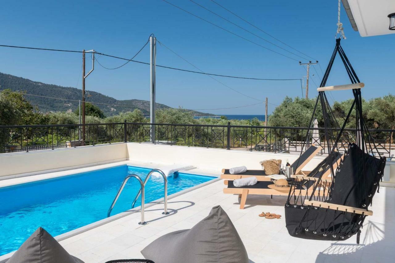 Arsenoi'S Pool Villa Скала-Потамиас Экстерьер фото